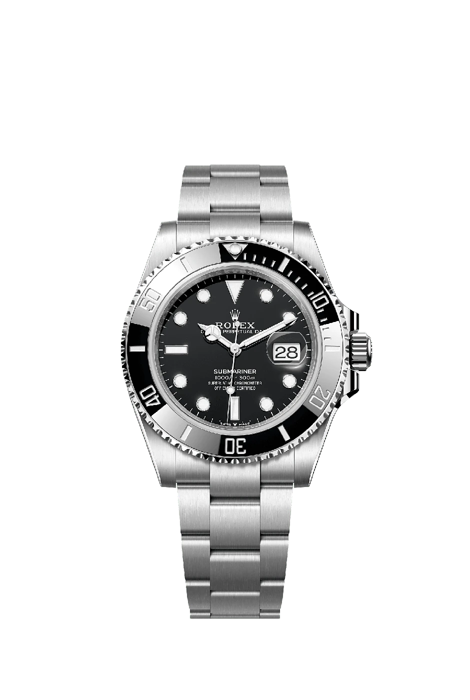 Rolex Submariner Date 126610LN in Oystersteel with black dial and bezel